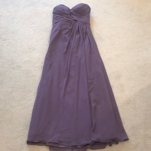 Purple bridesmaid dress